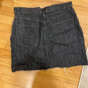 GAP Black Denim Mini Skirt